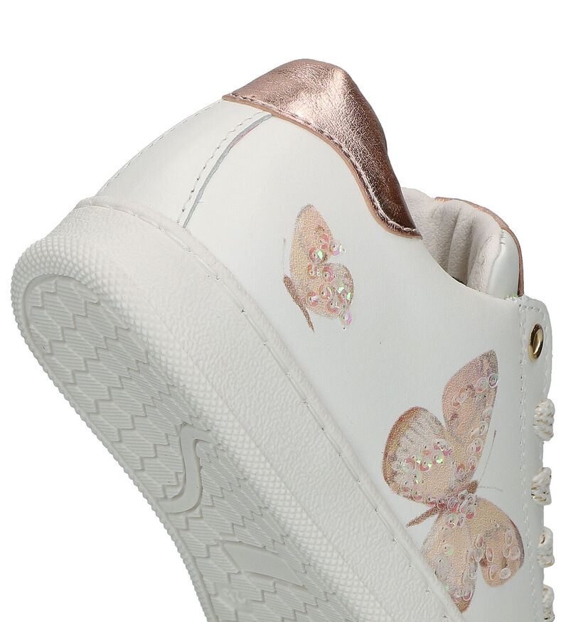 Kipling Jolly Witte Sneakers voor meisjes (323841) - geschikt voor steunzolen