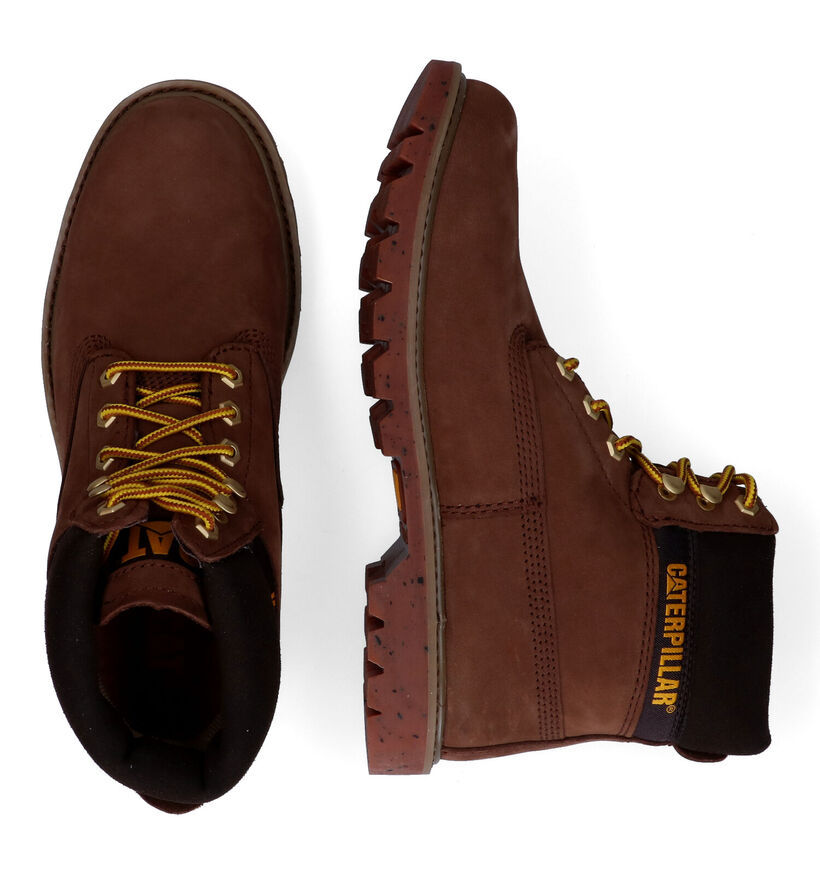 Caterpillar Colorado Cognac Bottines in daim (295022)