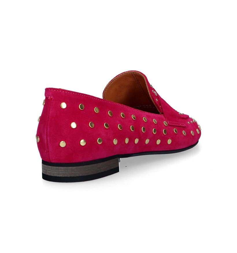 Babouche Loafers en Rose fuchsia pour femmes (325559)