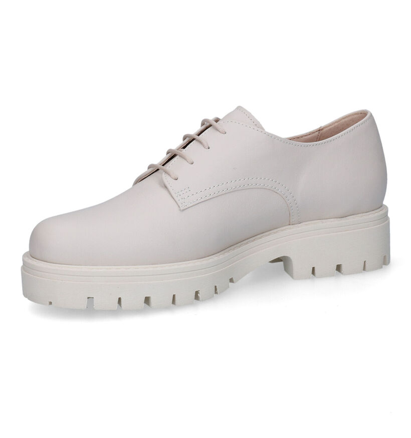 Gabor Ecru Veterschoenen voor dames (315259) - geschikt voor steunzolen