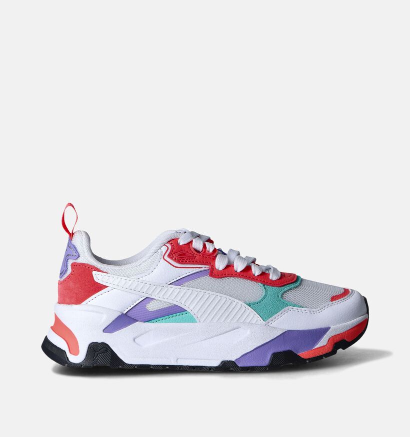 Puma Trinity Witte Sneakers voor jongens, meisjes (361485) - geschikt voor steunzolen