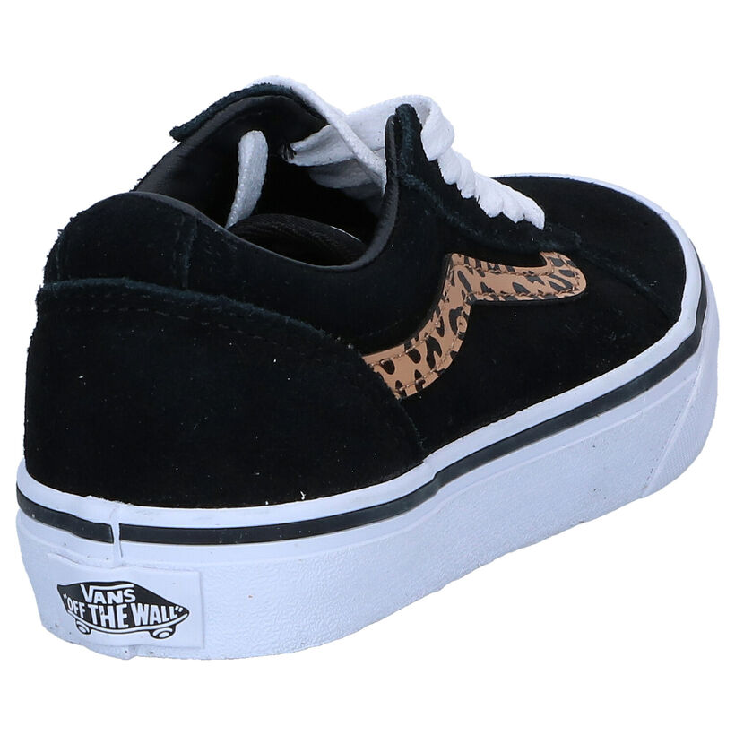 Vans Ward Zwarte Sneakers in daim (293992)