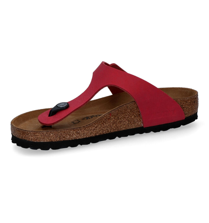 Birkenstock Gizeh Birko-Flor Tongs en &Eacute;cru pour femmes (339532)