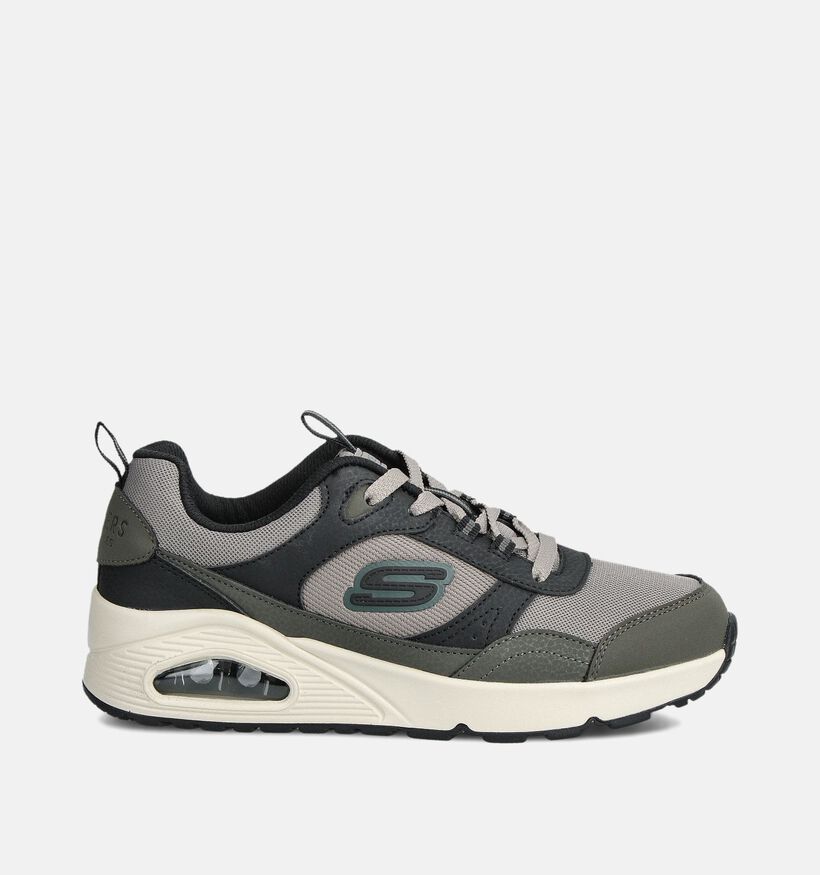 Skechers Uno Retro Groove Baskets en Taupe pour garçons (360969)