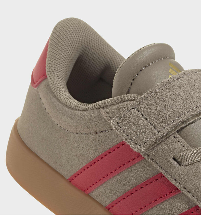 adidas VL Court 3.0 Baskets basses en Kaki pour gar&ccedil;ons (372748)