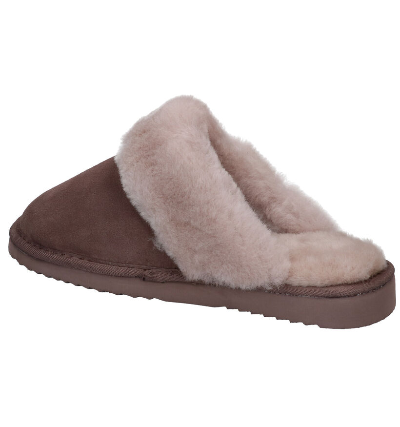 Warmbat Flurry Cognac Pantoffels voor dames (346207)