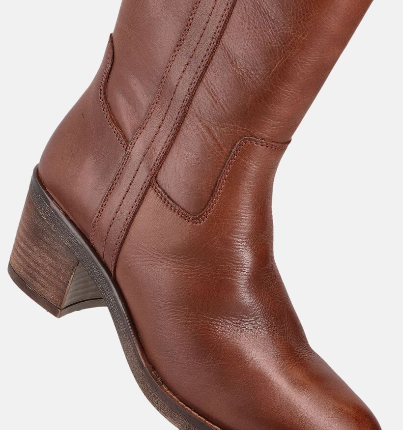 Posh By Poelman Bottes en Cognac pour femmes (362894)