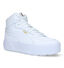 Puma Karmen Rebelle Mid Witte Hoge Sneakers voor dames (318649)