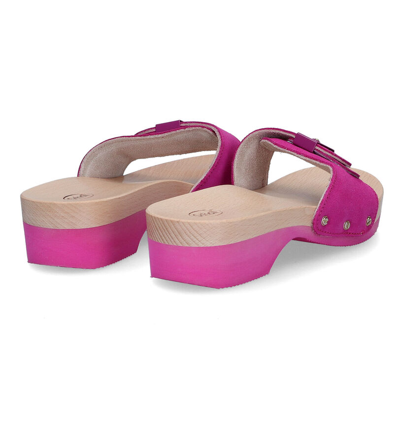 Scholl Pescura Gele Slippers in daim (305666)