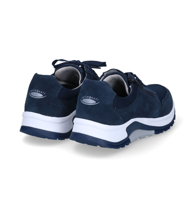 Pius Gabor Chaussures à lacets en Bleu pour hommes (339001) - pour semelles orthopédiques