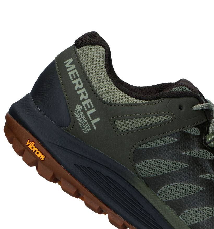 Merrell Nova 2 Mid GTX Chaussures de randonnée en Vert pour hommes (310195) - pour semelles orthopédiques