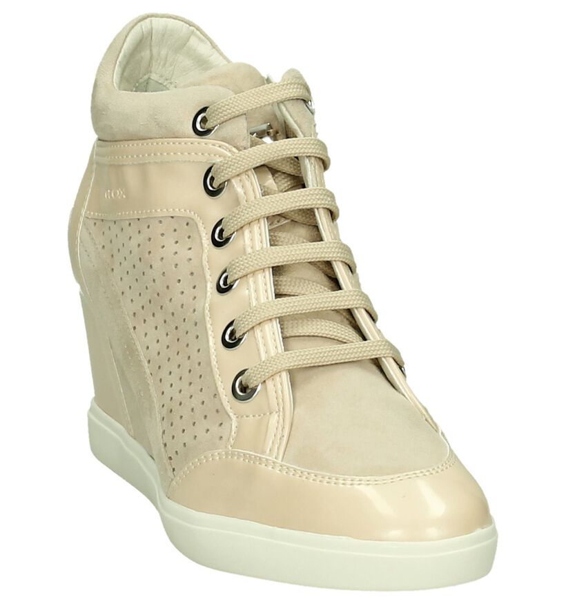 Geox Roze Sneakers met Sleehak, , pdp