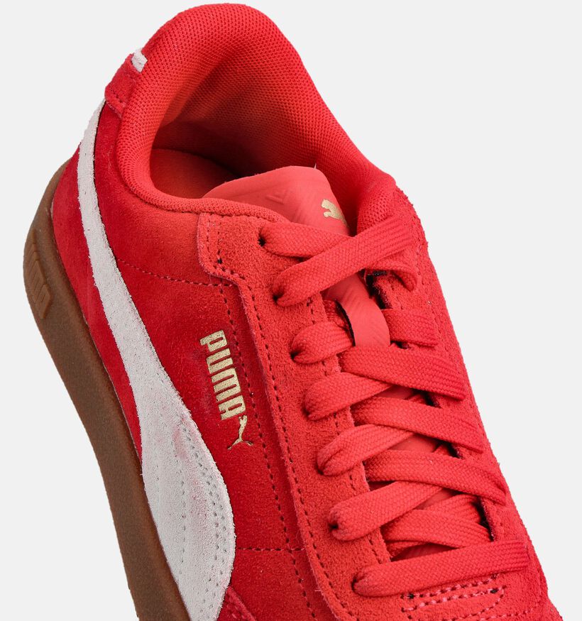 Puma Club II Era Baskets sportives en Rouge pour femmes (359137) - pour semelles orthopédiques