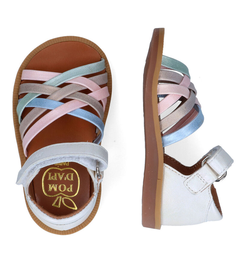 Pom d'Api Poppy Lux Witte Sandalen voor meisjes (322866)