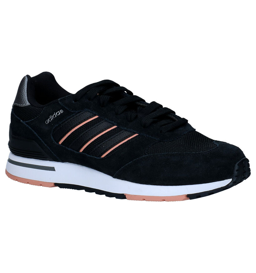adidas Run 80s Zwarte Sneakers voor dames (293422) - geschikt voor steunzolen