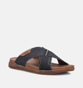 Rieker Slippers Blauw