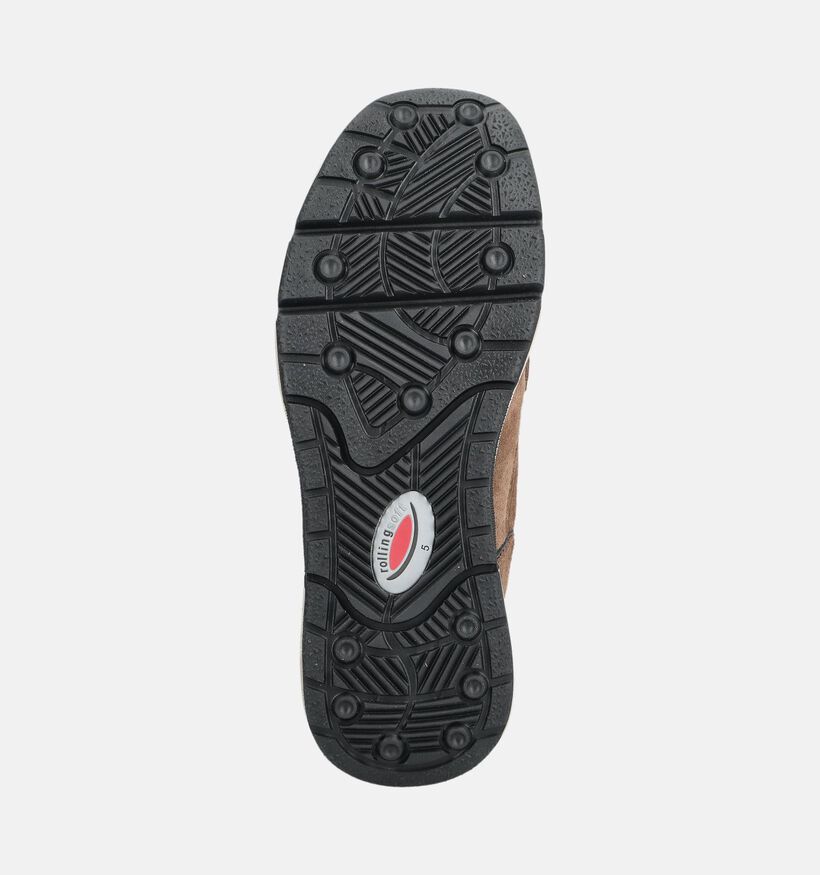 Gabor Rollingsoft Baskets en Marron pour femmes (378267) - pour semelles orthop&eacute;diques