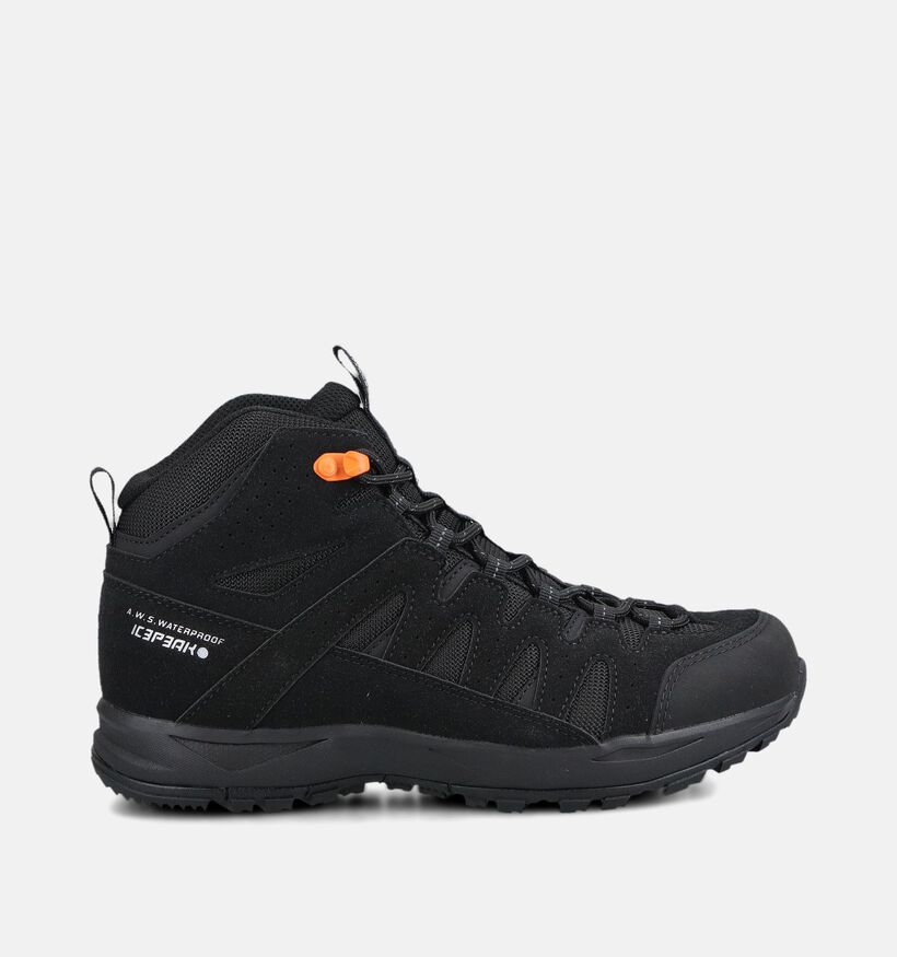 Icepeak Aura Mc Ms Chaussures de randonn&eacute;e en Noir pour femmes (378583) - pour semelles orthop&eacute;diques