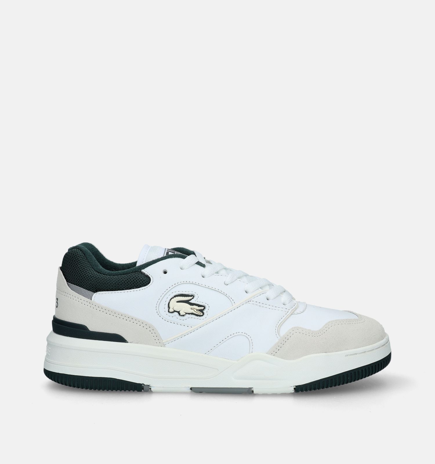 Witte sneakers heren lacoste hot sale