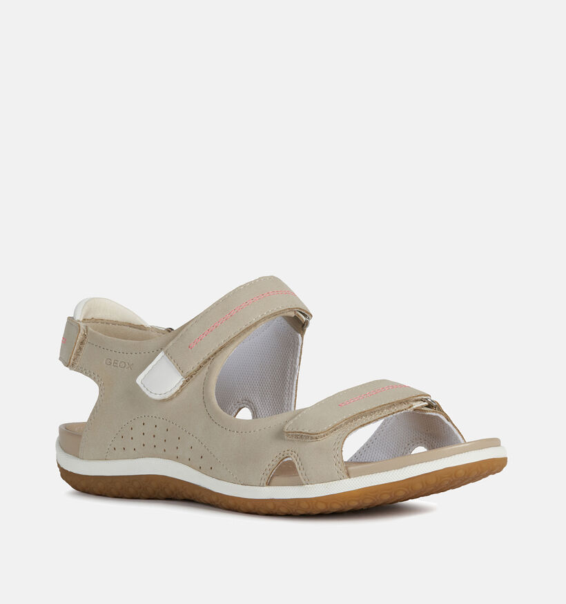 Geox Vega Taupe Sandalen voor dames (353765)