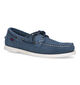 Sebago Dockside Blauwe Bootschoenen in daim (320914)