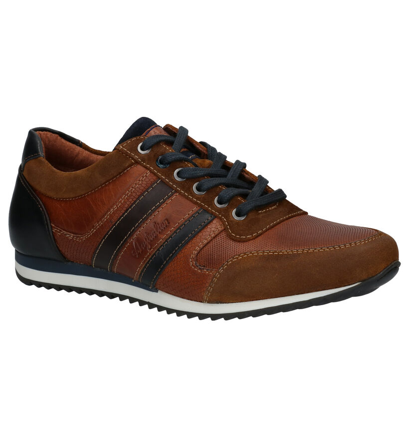 Australian Cornwall Chaussures à lacets en Bleu en cuir (282659)