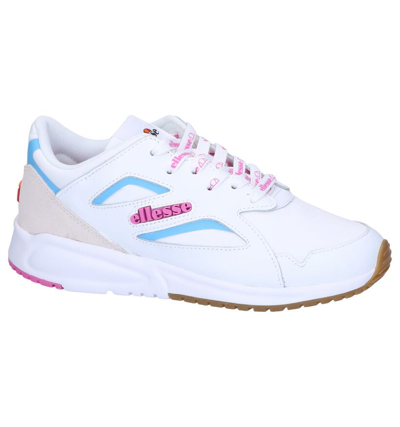 Ellesse Contest Witte Sneakers in leer (241633)