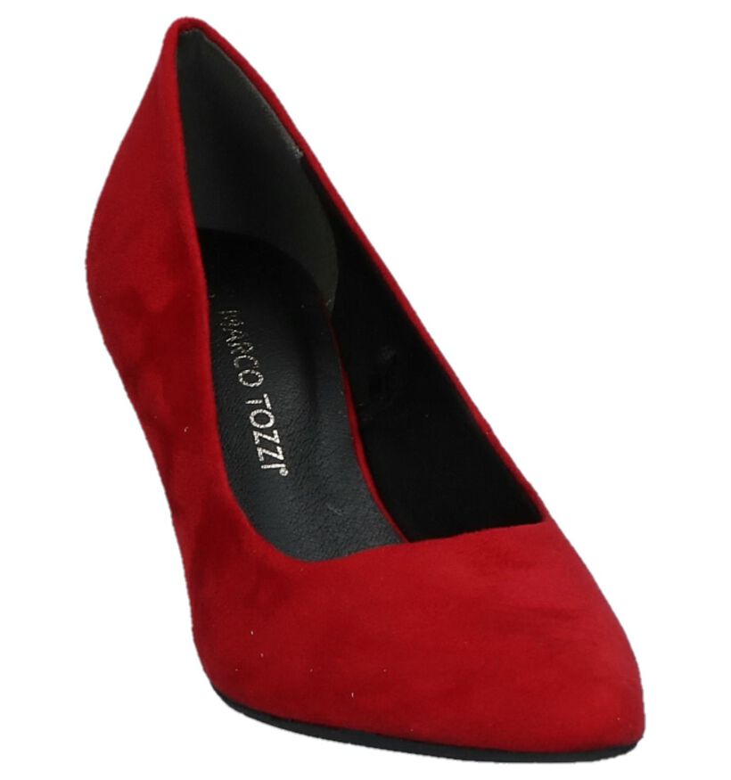 Marco Tozzi Escarpins classiques en Rouge foncé en textile (226301)