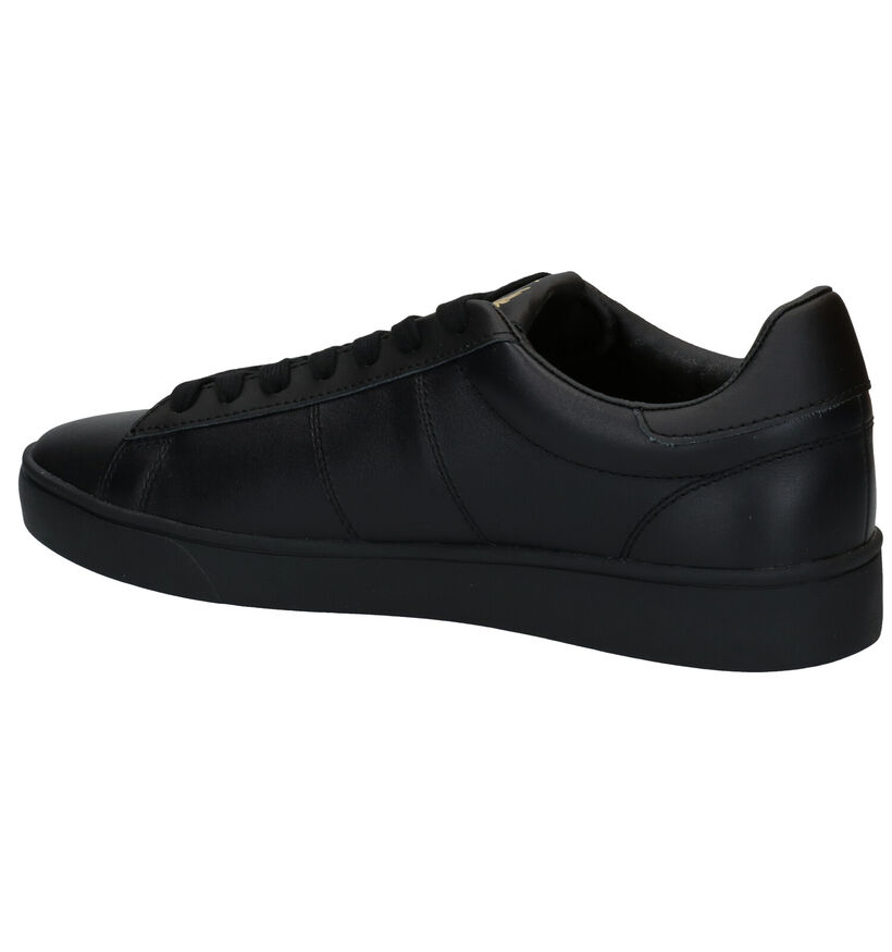 Fred Perry Zwarte Veterschoenen in leer (279085)