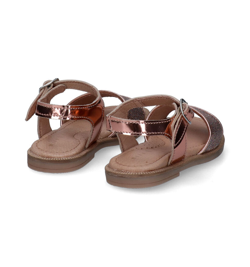 Milo & Mila Rose gold Sandalen voor meisjes (324512)