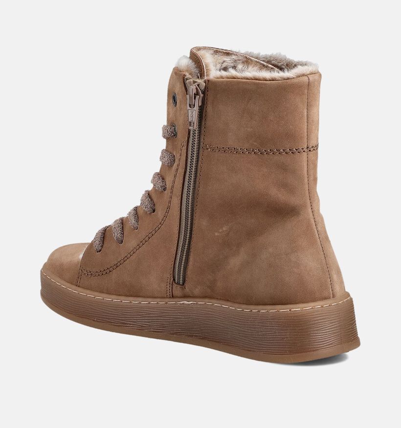Gabor Cognac Veterboots voor dames (363152) - geschikt voor steunzolen