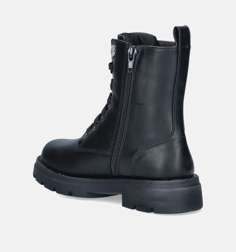 Asso Zwarte Veterboots voor meisjes (346920)