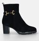 Nathan-Baume Bottines &agrave; talons en Noir pour femmes (332397) - pour semelles orthop&eacute;diques