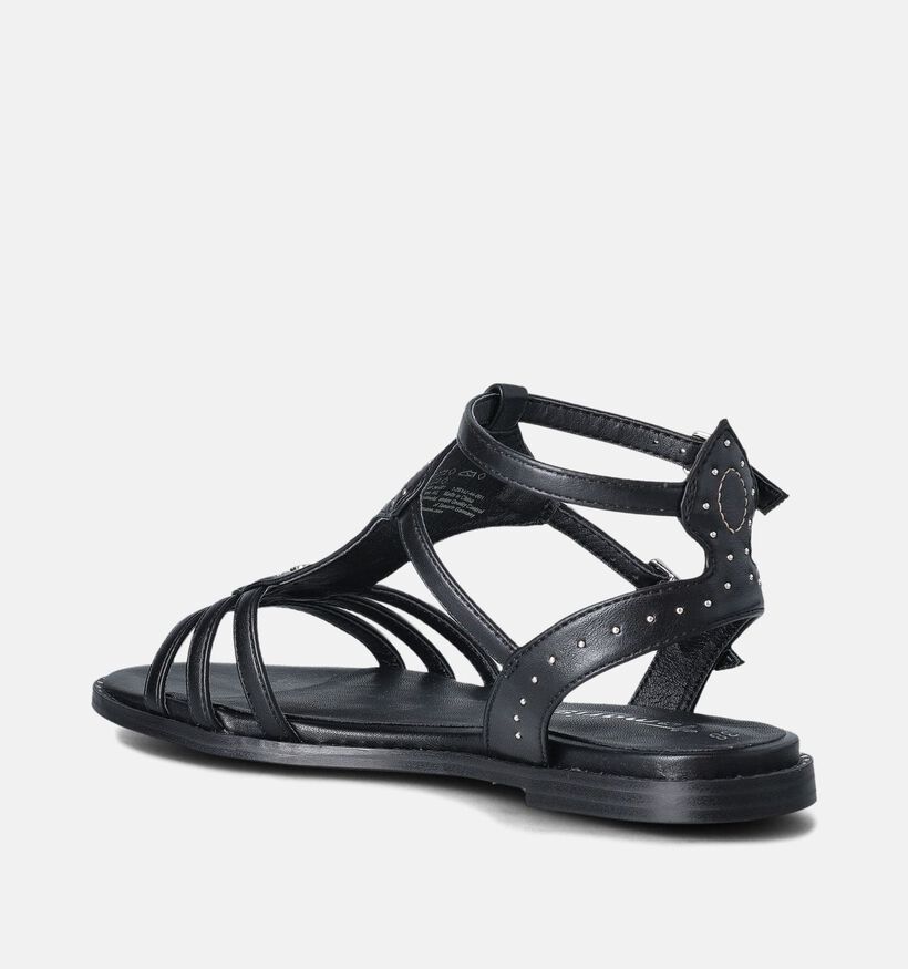 Tamaris Zwarte Romeinse sandalen voor dames (356934)