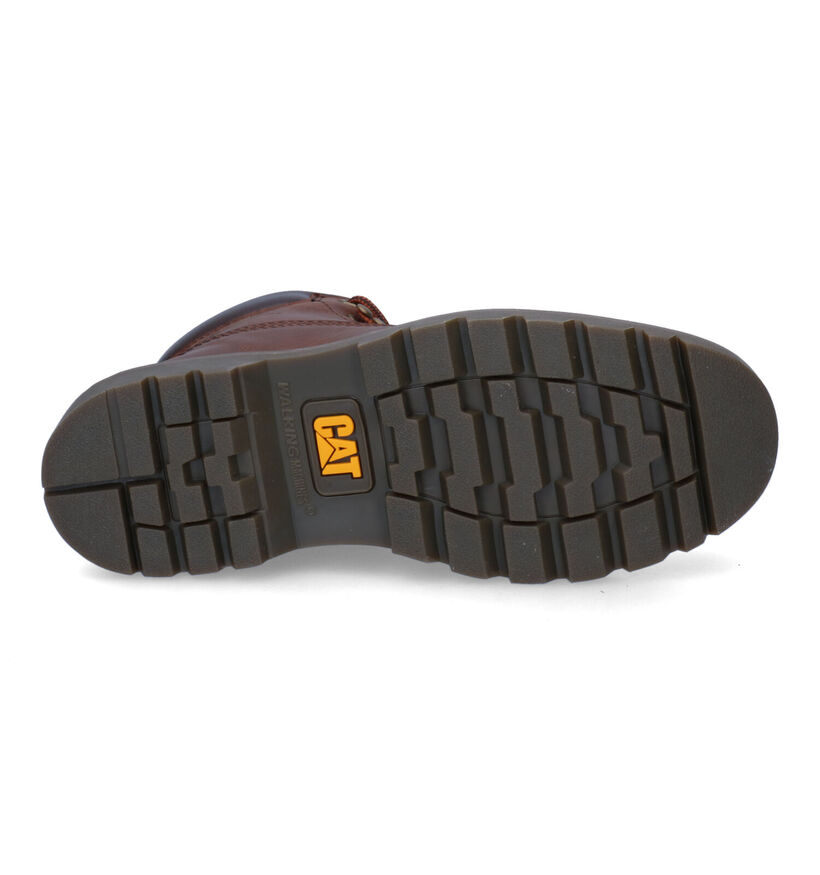 Caterpillar Bruiser 2.0 Bottines en Brun en cuir (295020)