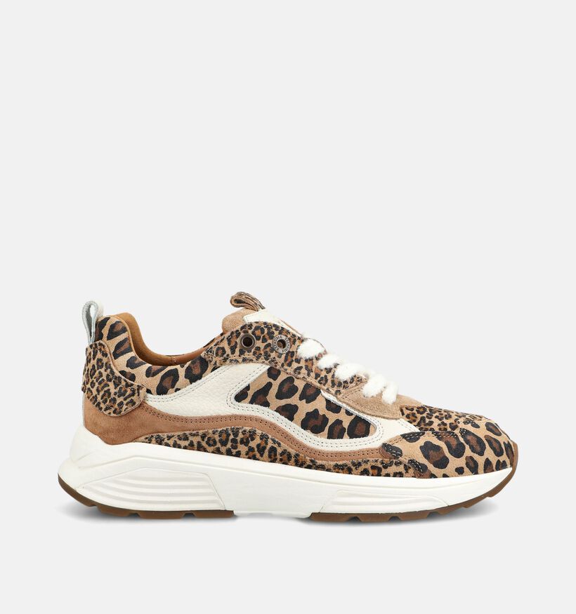 Xsensible Milau Bruine Sneakers voor dames (379010) - geschikt voor steunzolen