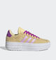 adidas VL Court Bold Baskets basses en Orange pour filles (357478) - pour semelles orthopédiques