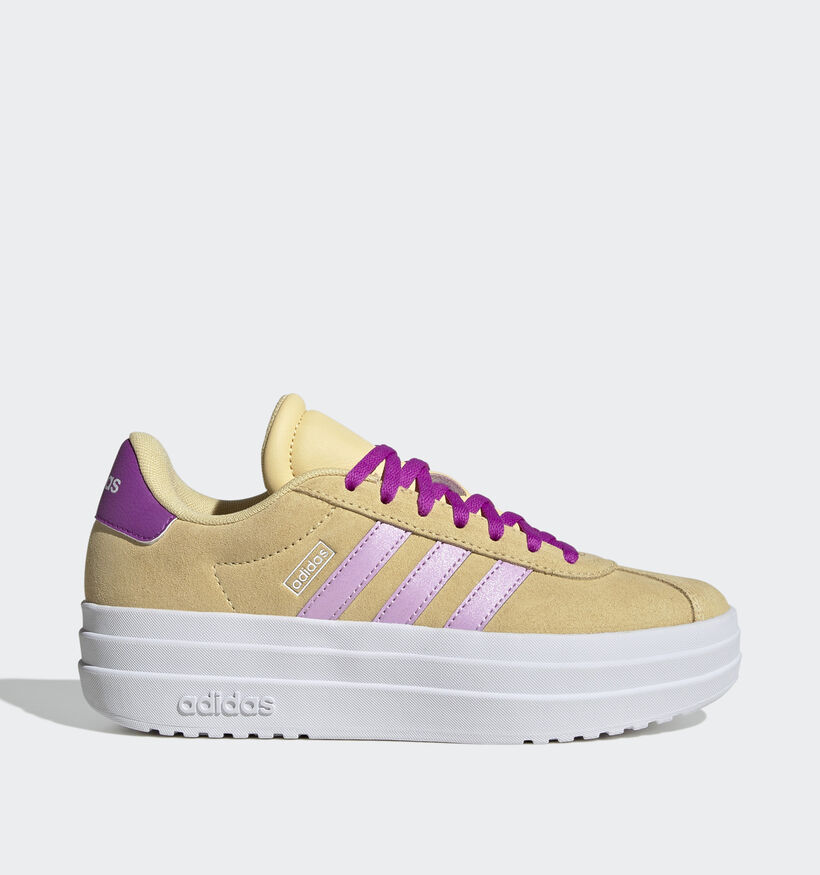 adidas VL Court Bold Baskets basses en Orange pour filles (357478) - pour semelles orthopédiques