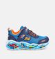 Skechers Play Scene Vroom Blauwe Sneakers voor jongens, meisjes (367539)