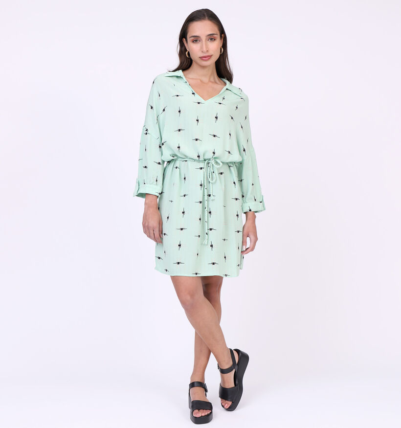 Vila Susana Robe Chemise en Vert (311742)