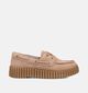 Clarks Torhill Boat Chaussures bateau en Beige Fonc&eacute; pour femmes (370559) - pour semelles orthop&eacute;diques