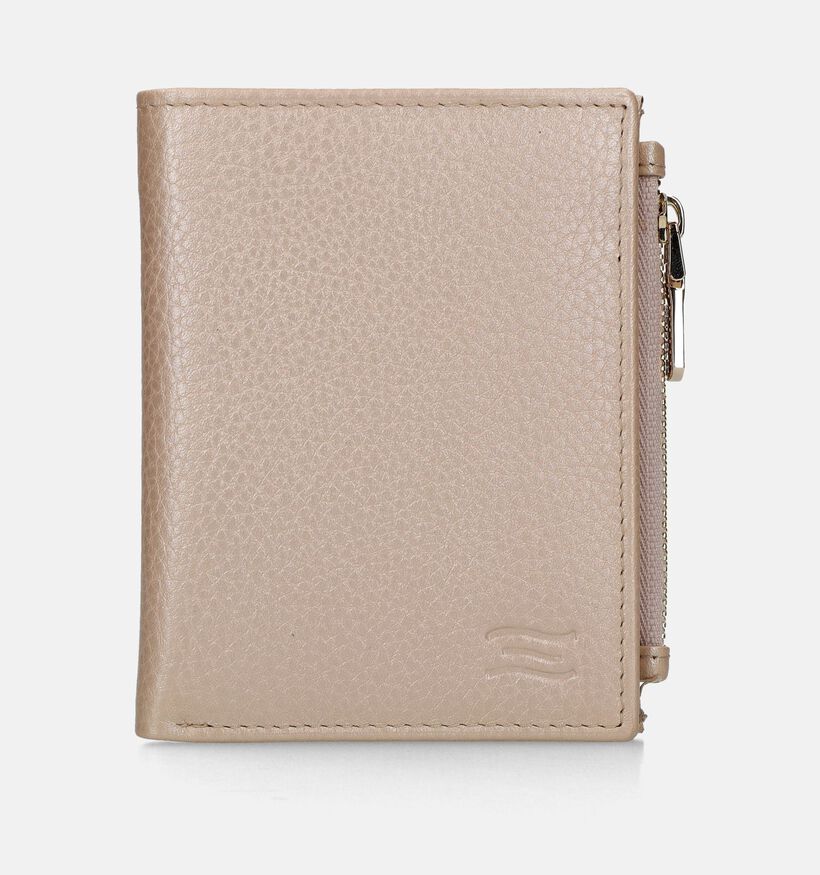 Crinkles Zwarte Ritsportemonnee voor dames (340522)