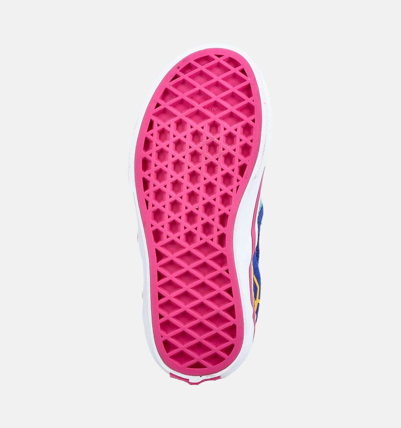 Vans Classic Slip-On x KPop Demon Hunters Blauwe/Turquoise Sneakers voor meisjes, jongens (381691)