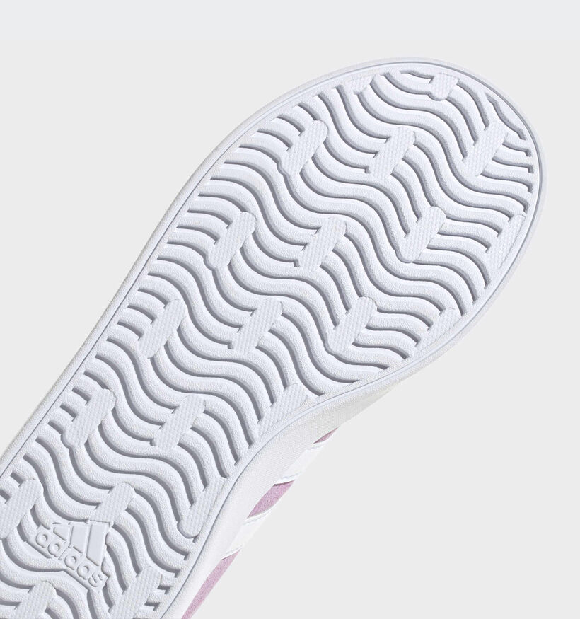 adidas VL Court 3.0 Baskets en Violet pour filles (366886) - pour semelles orthop&eacute;diques