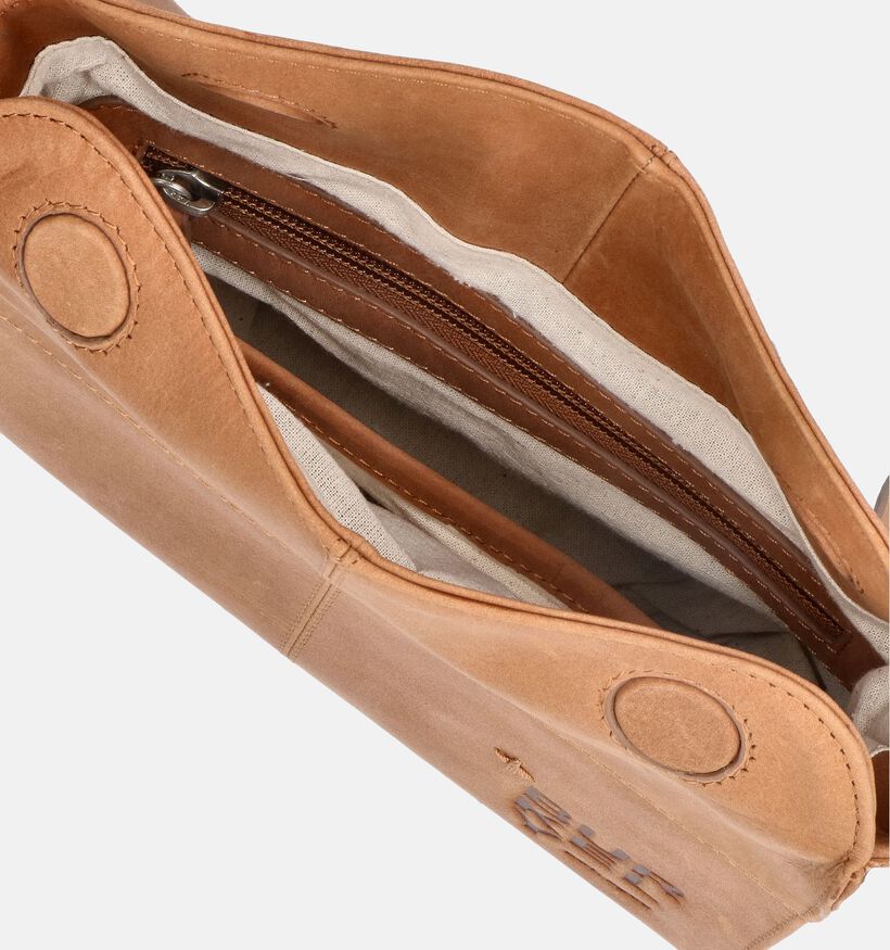 Burkely Rogue Robyn Cognac Schoudertas voor dames (356689)