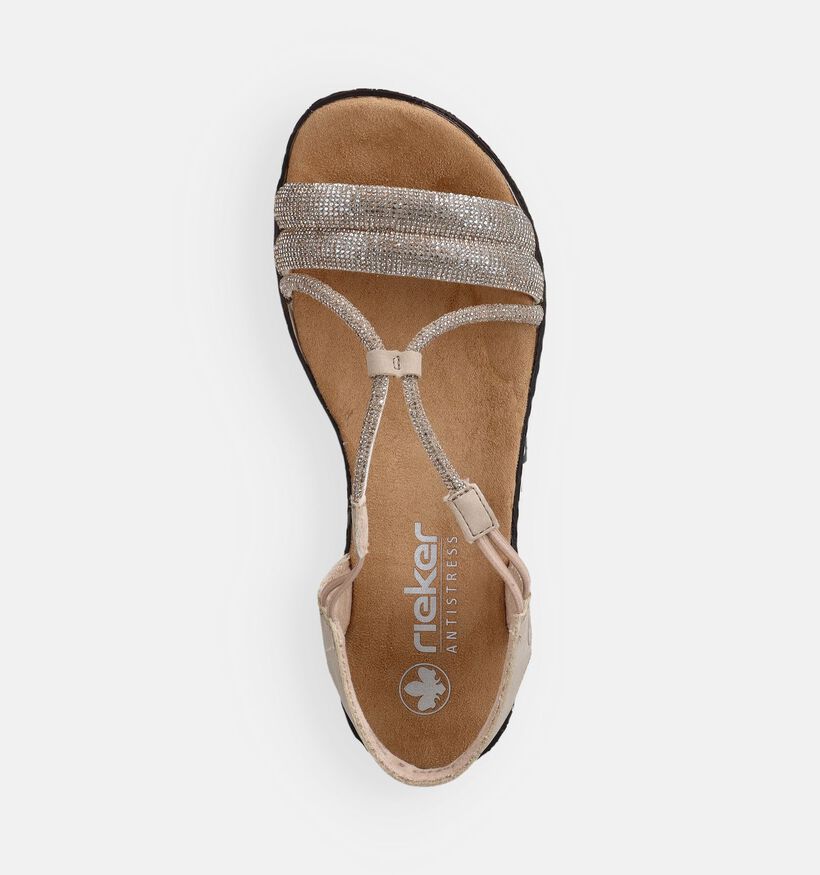 Rieker Gouden Sandalen voor dames (370433)