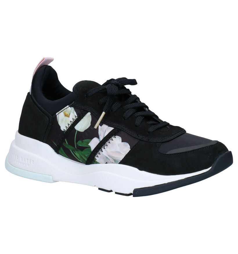 Ted Baker Keaton Zwarte Sneakers in daim (276068)
