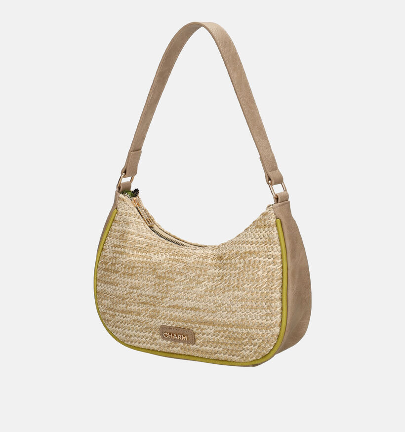 Charm Sac à bandoulière en Beige pour femmes (343413)