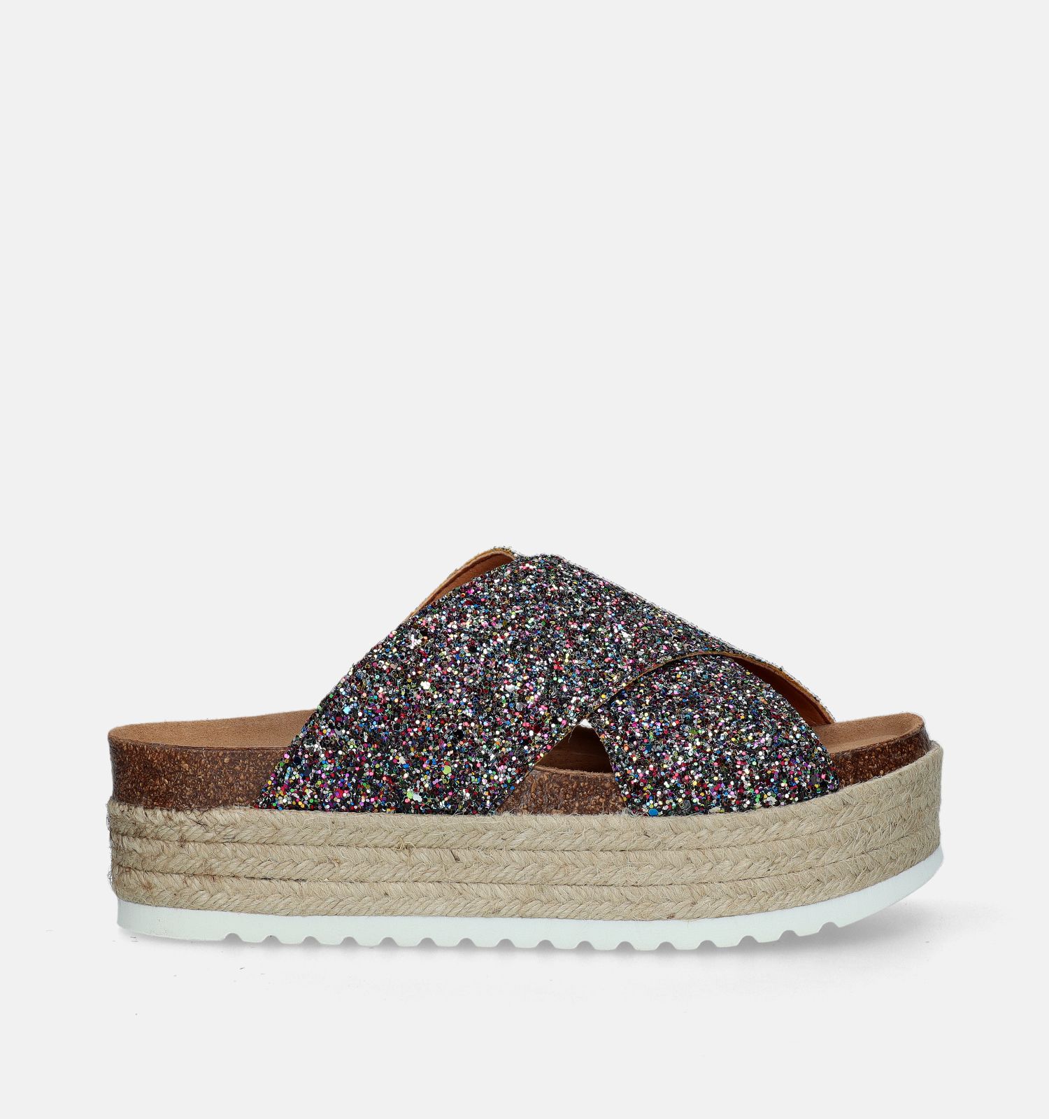 Slippers on sale glitter dames