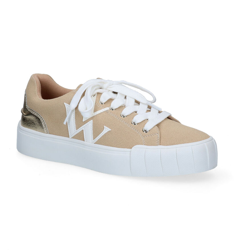 Vanessa Wu Zwarte Veterschoenen voor dames (303367) - geschikt voor steunzolen
